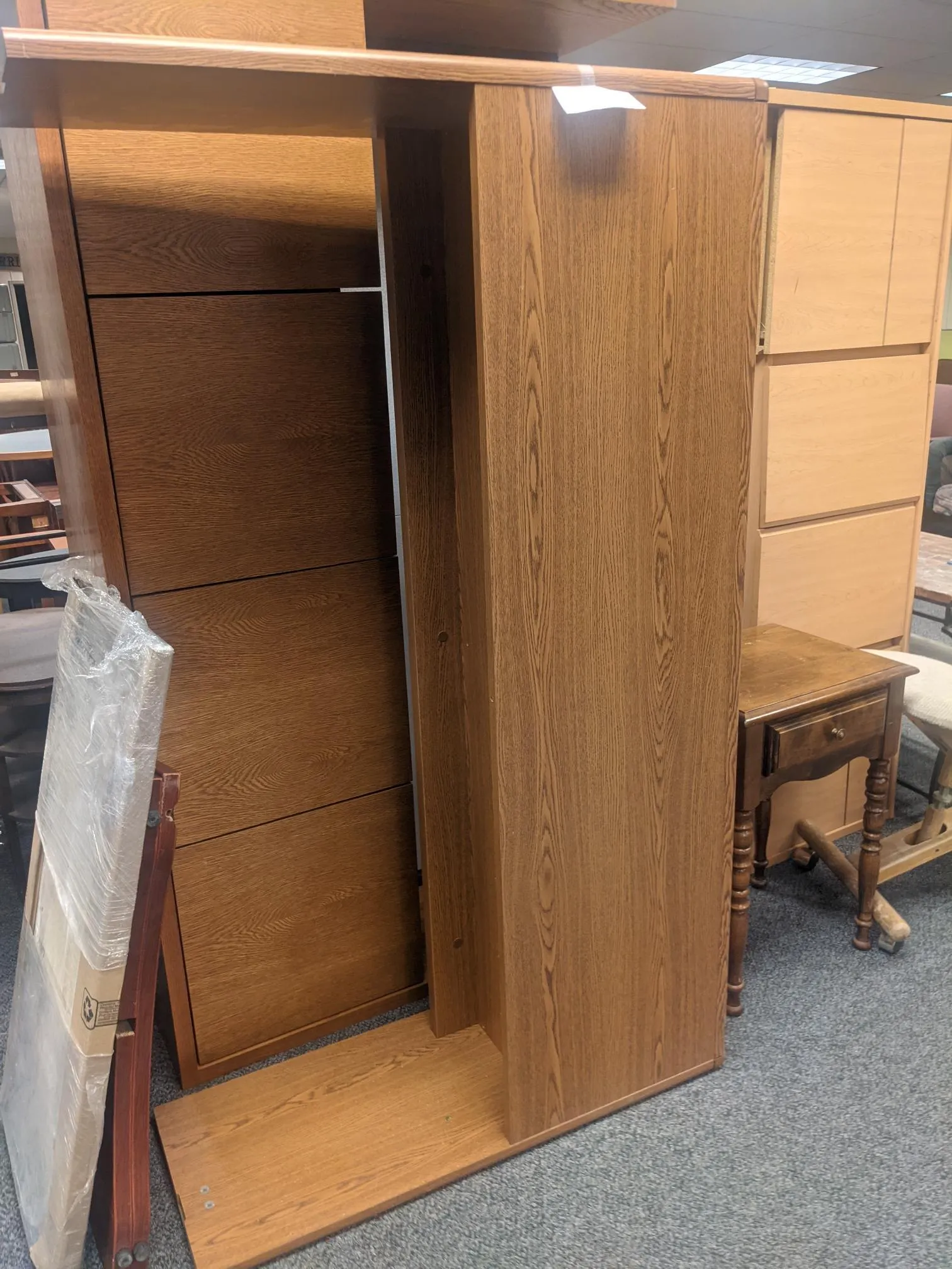 desk wood dispose 
