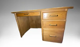 Desk Light Brown Rustic