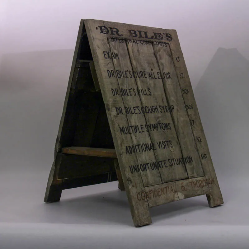Sign Rustic Folding