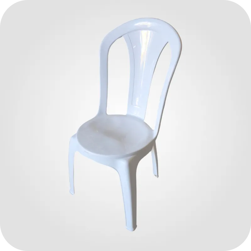 Plastic white chair