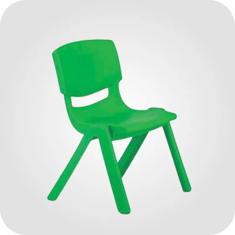 Green kids chair