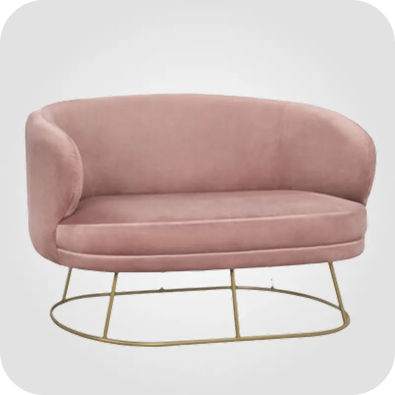 Arien sofa pink