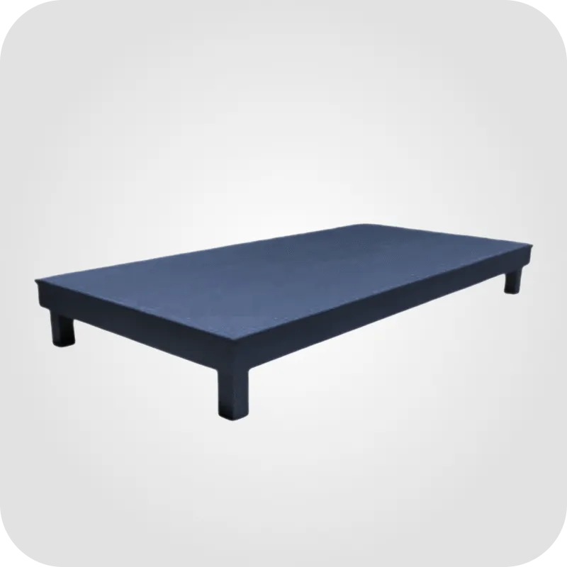 Black picnic wooden table