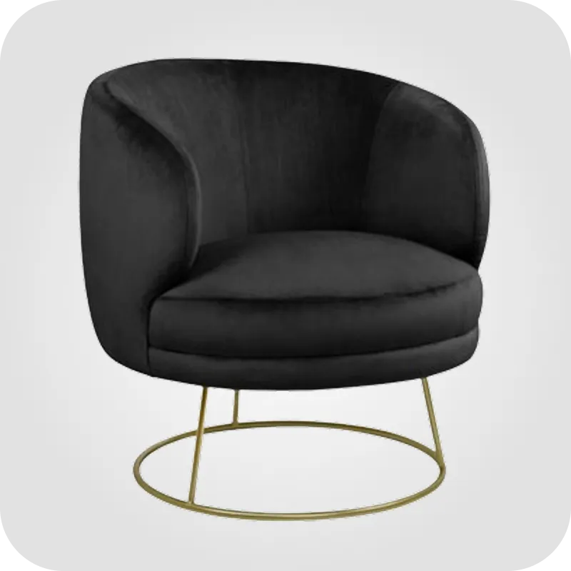 Arien armchair black