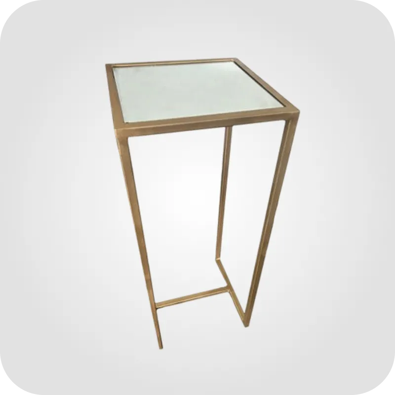 Gold metal high table