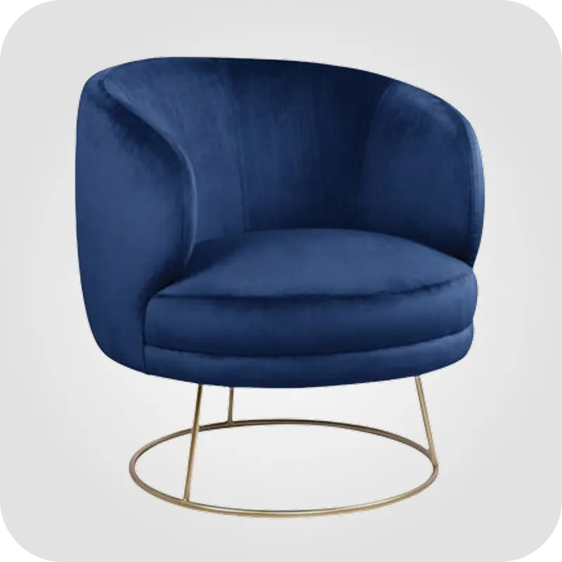 Arien armchair blue