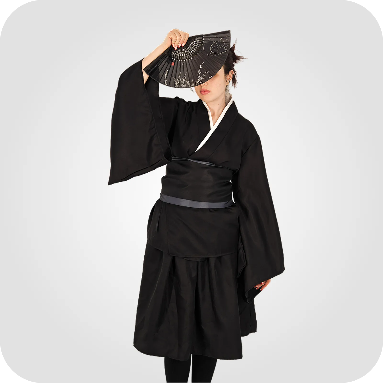 Elegant Black Kimono