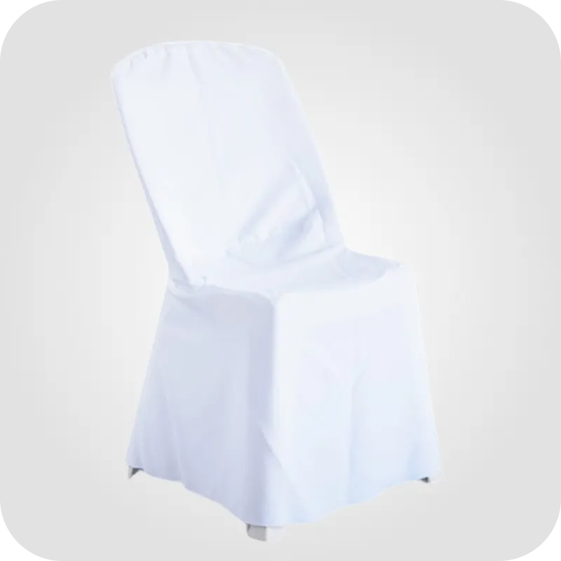Banquet chair white cover