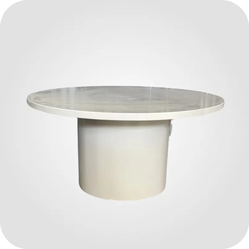 White wooden coffee table