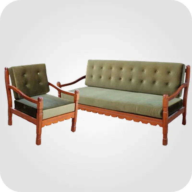 Vintage sofa set of 2