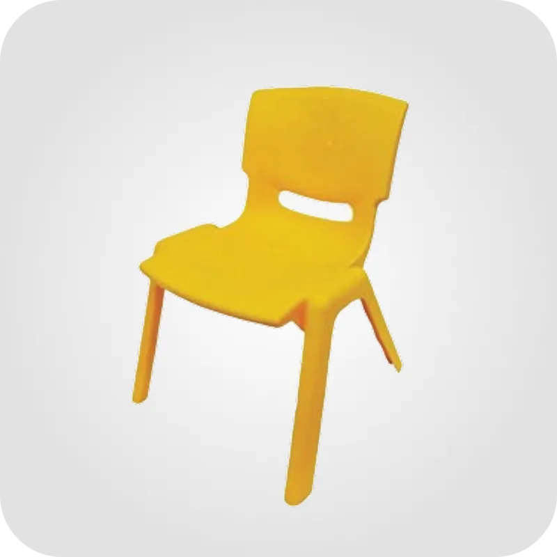 Yellow kids chair