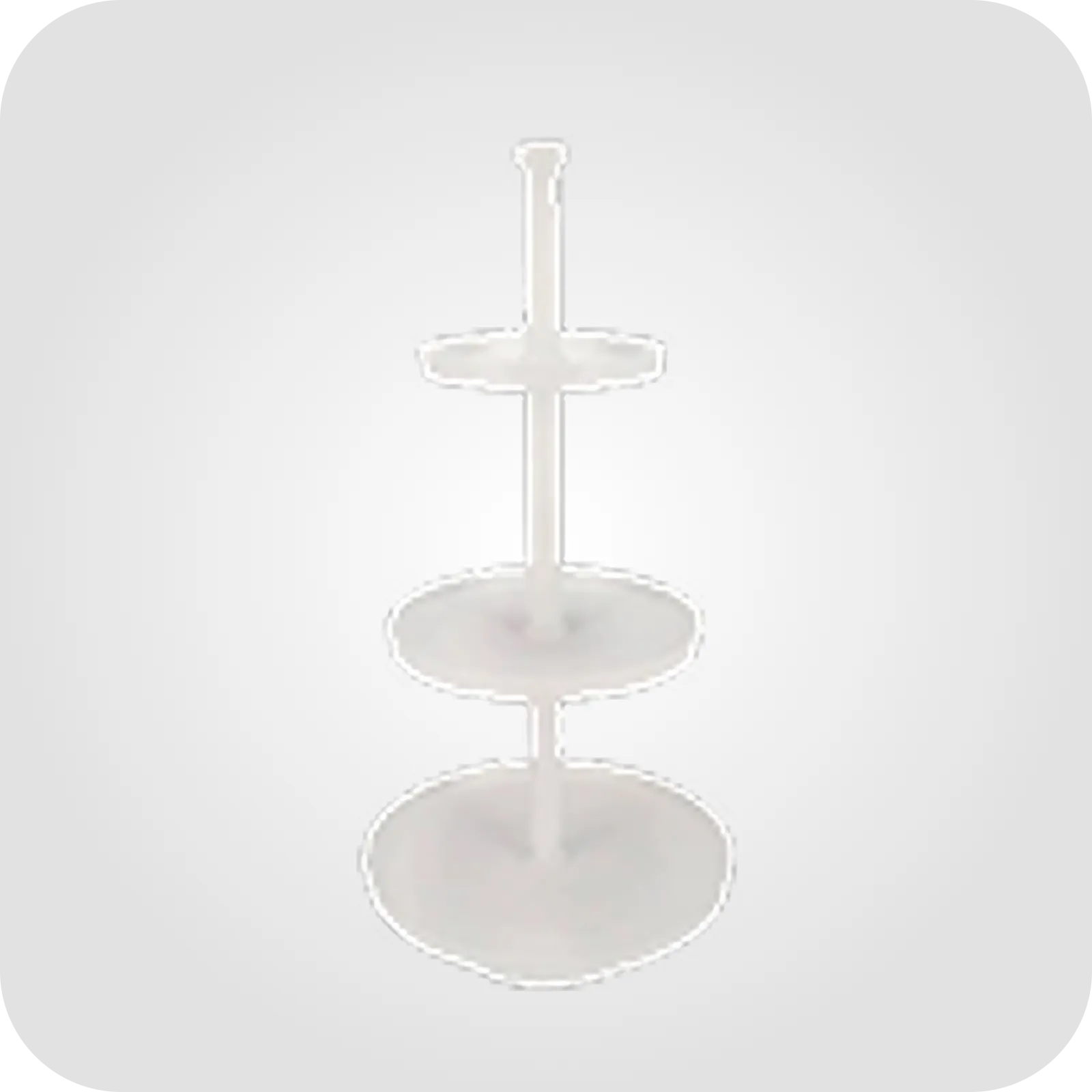 Storage shelf white matt