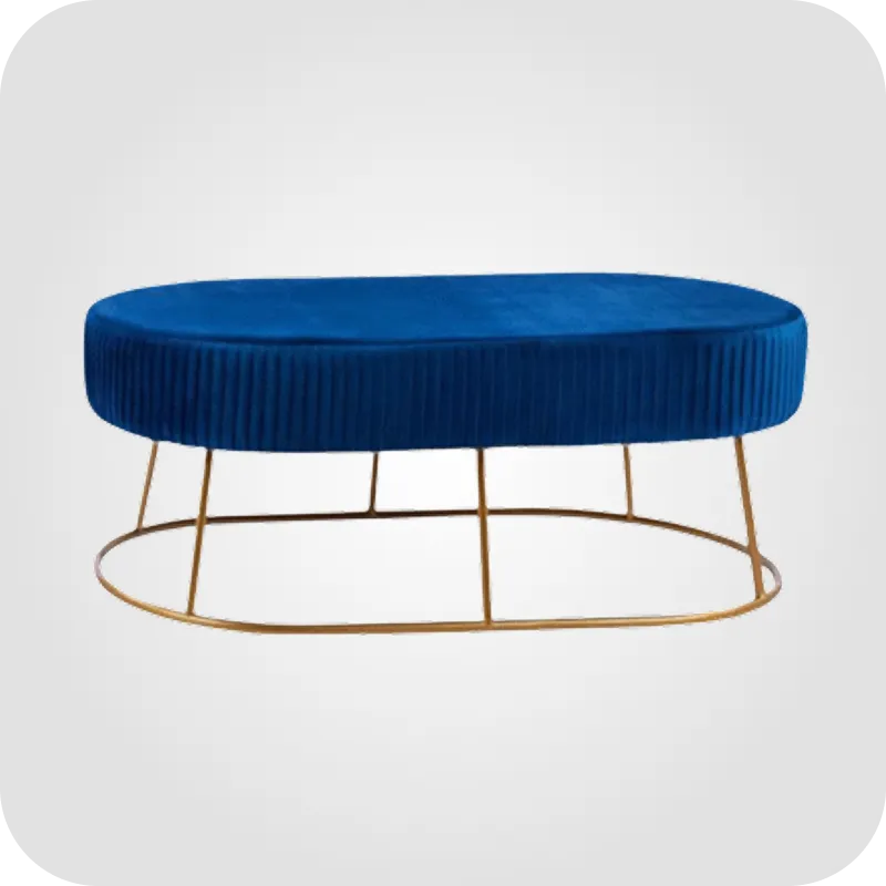 Arien pouffe blue