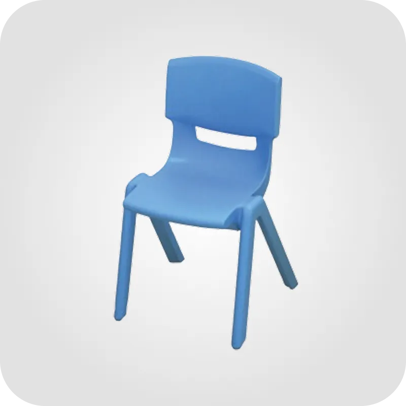 Blue kids chair