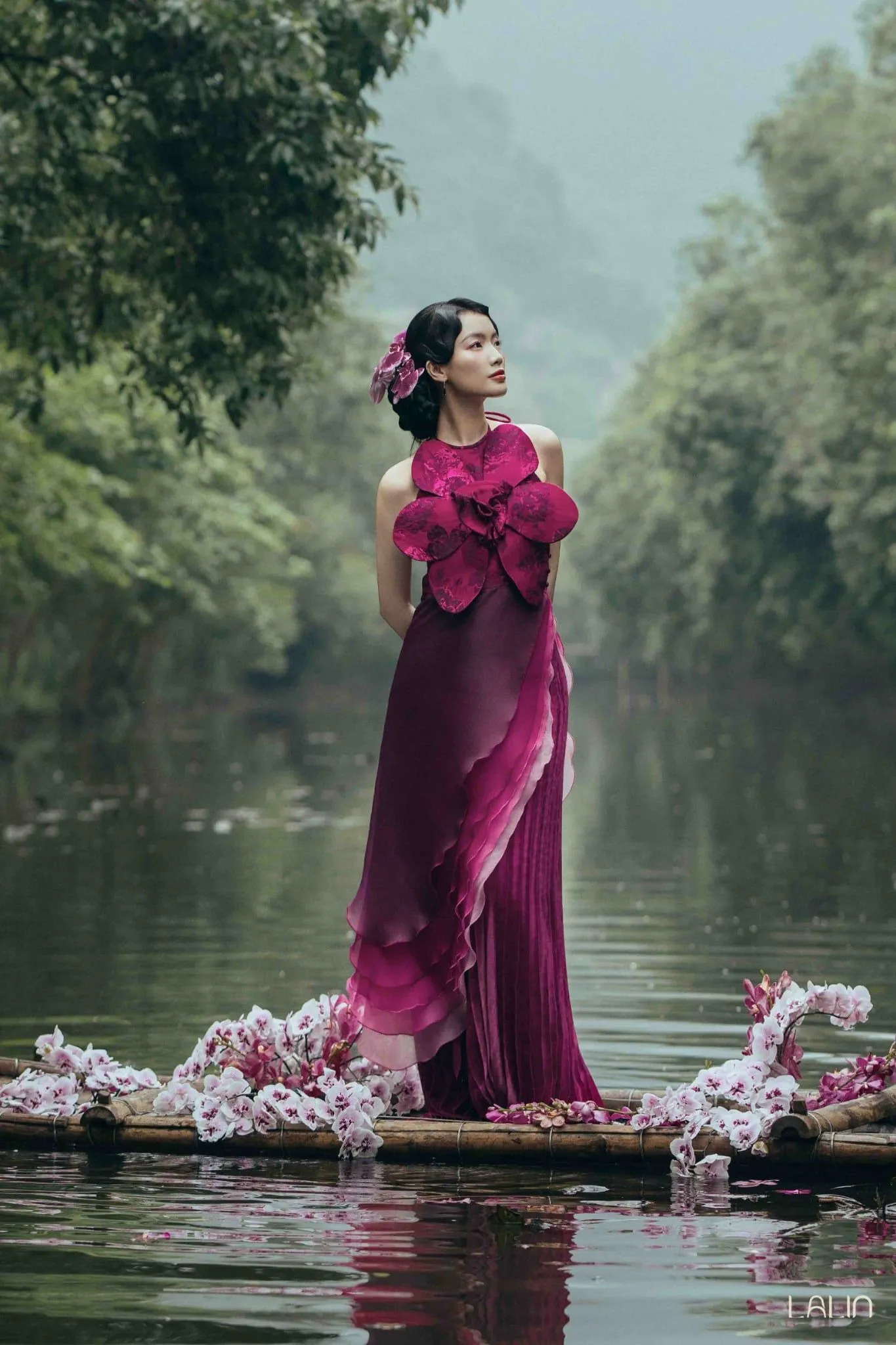 Áo Dài Tơ  Bích Cẩm