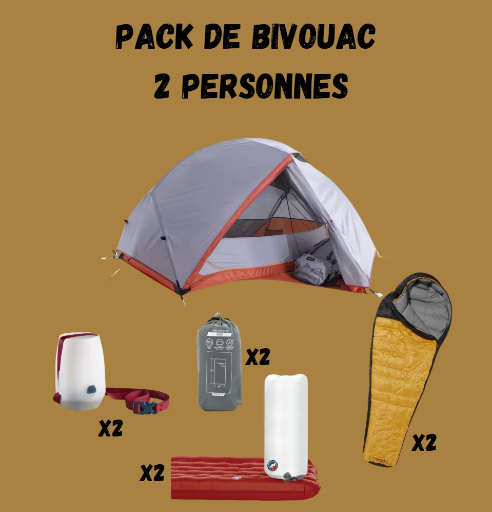Pack de Bivouac - 2 personnes