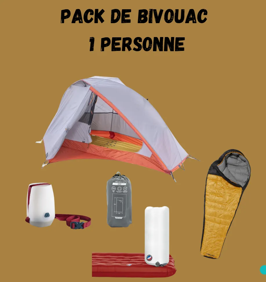 Pack de Bivouac - 1 personne