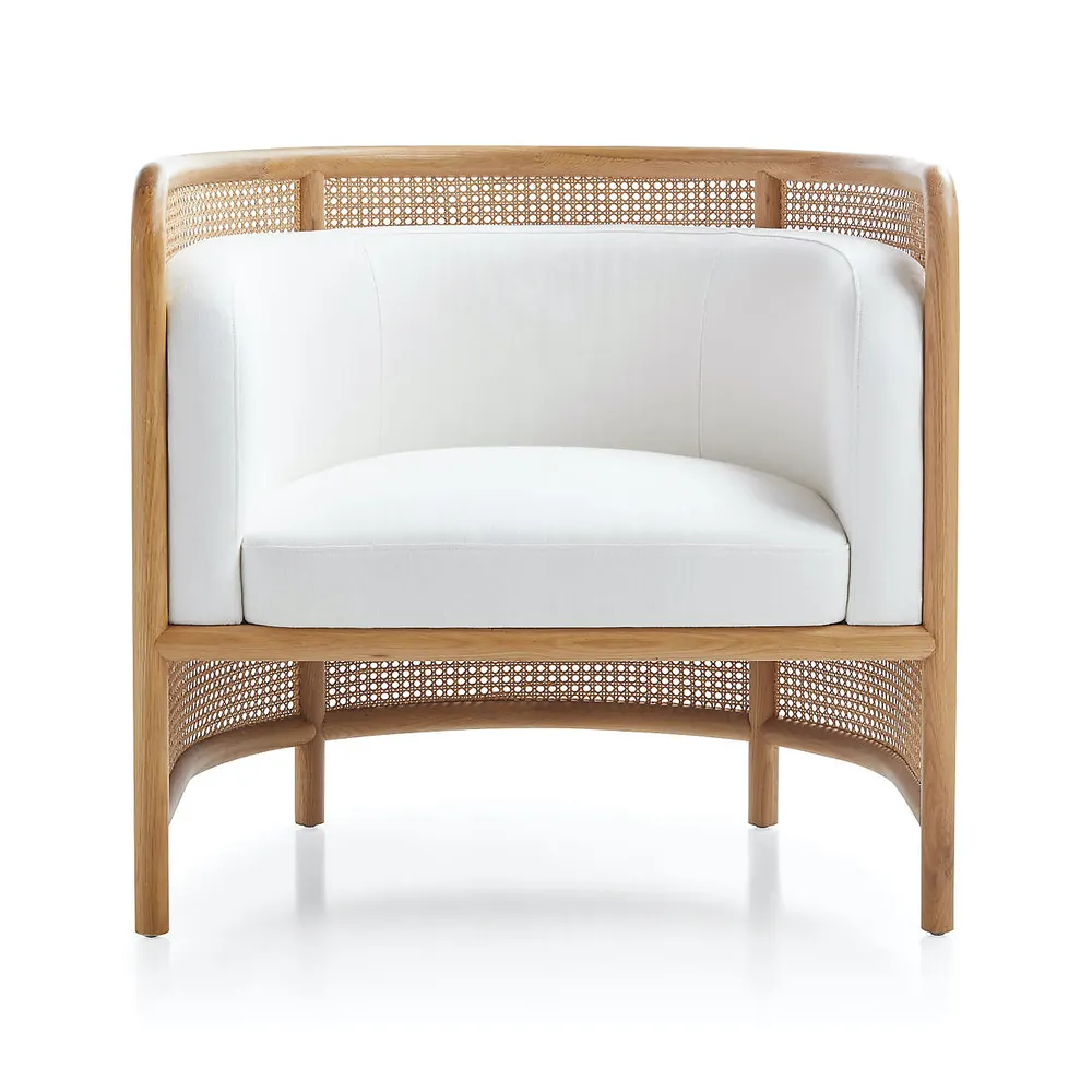 Cane Back Accent Chair