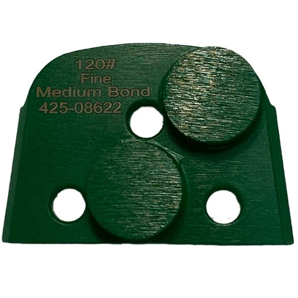 Green Double Dot Fine 120 grit Trapezoid