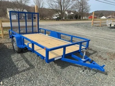 Trailer 5x12 Single Axle 2" Ball ( WFA2CS ) Blue