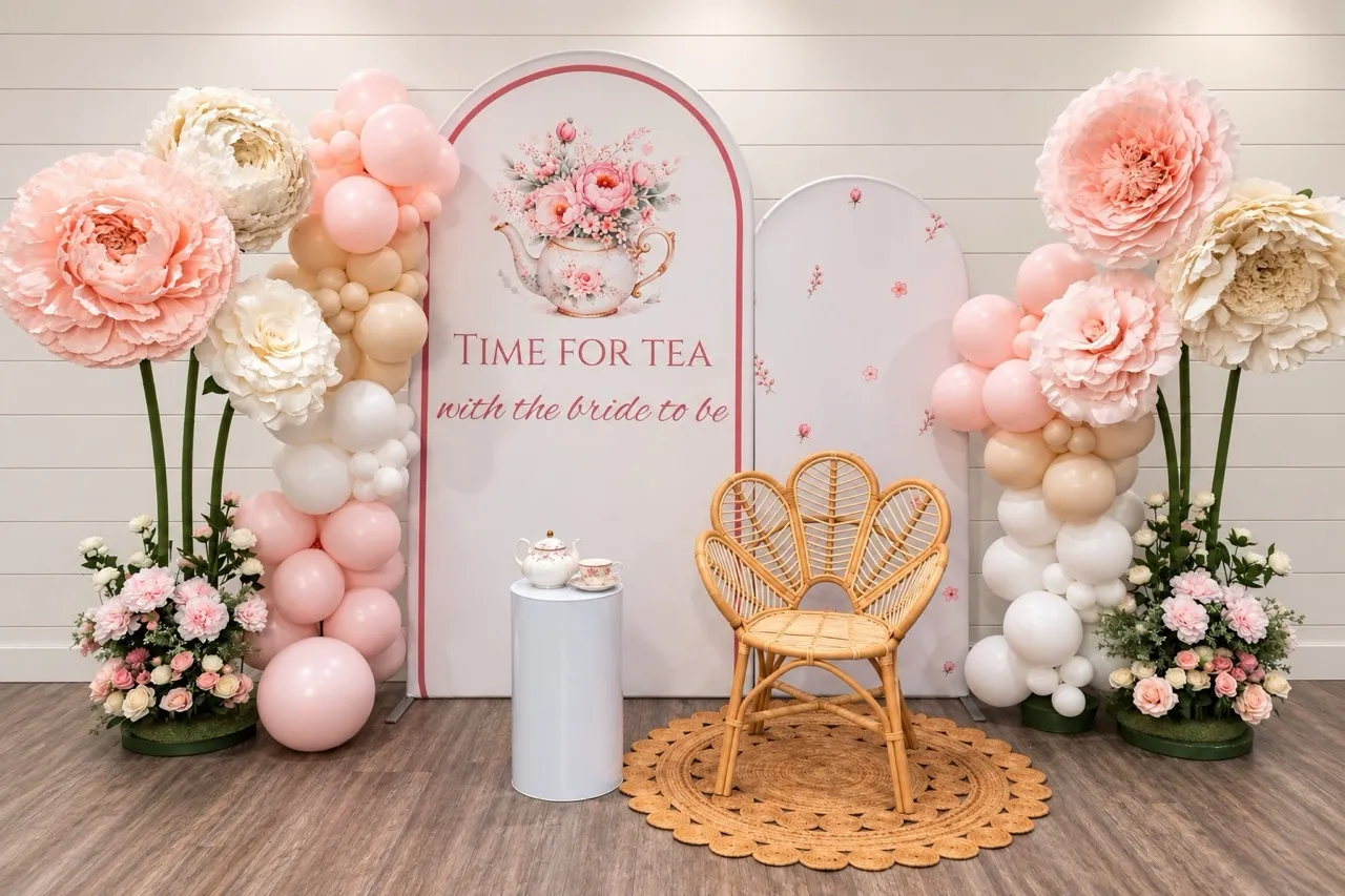Time For Tea With The Bride To Be 7.2 ft