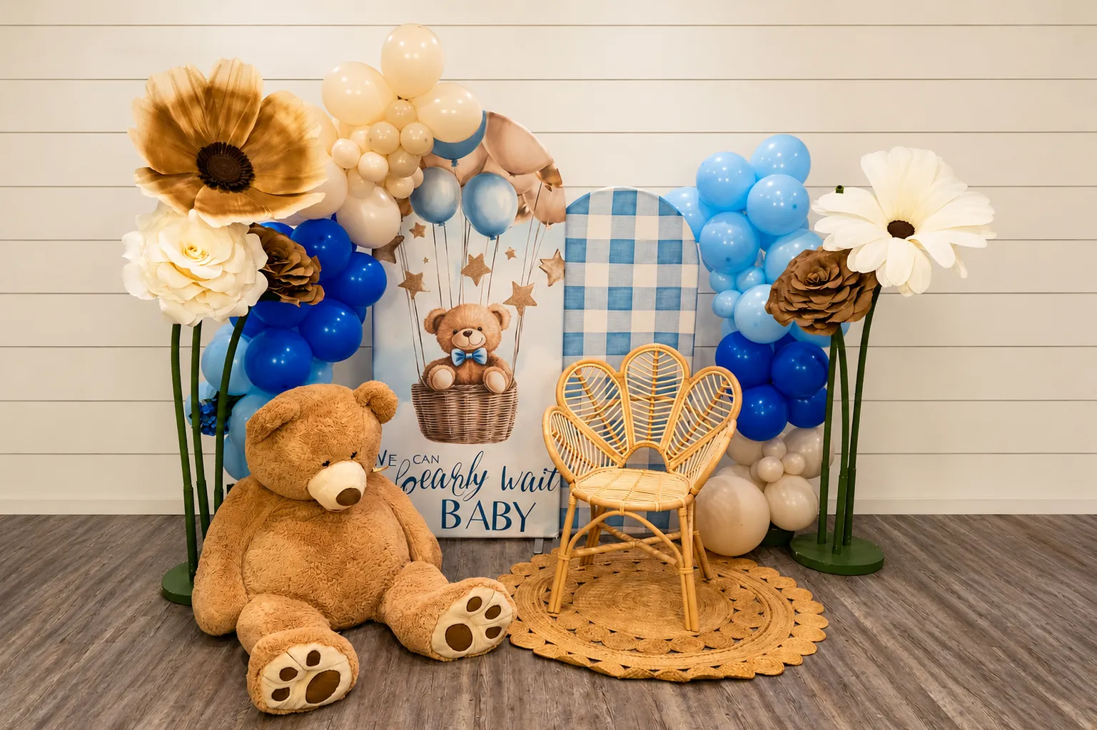 Blue Balloon Bearly Wait