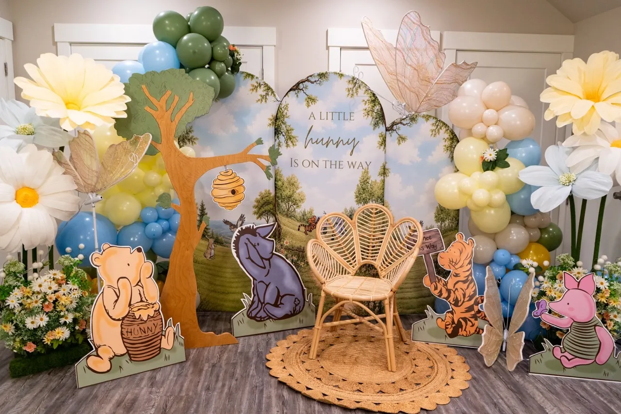 Winnie the Pooh A Little Honey Is On the Way 6ft