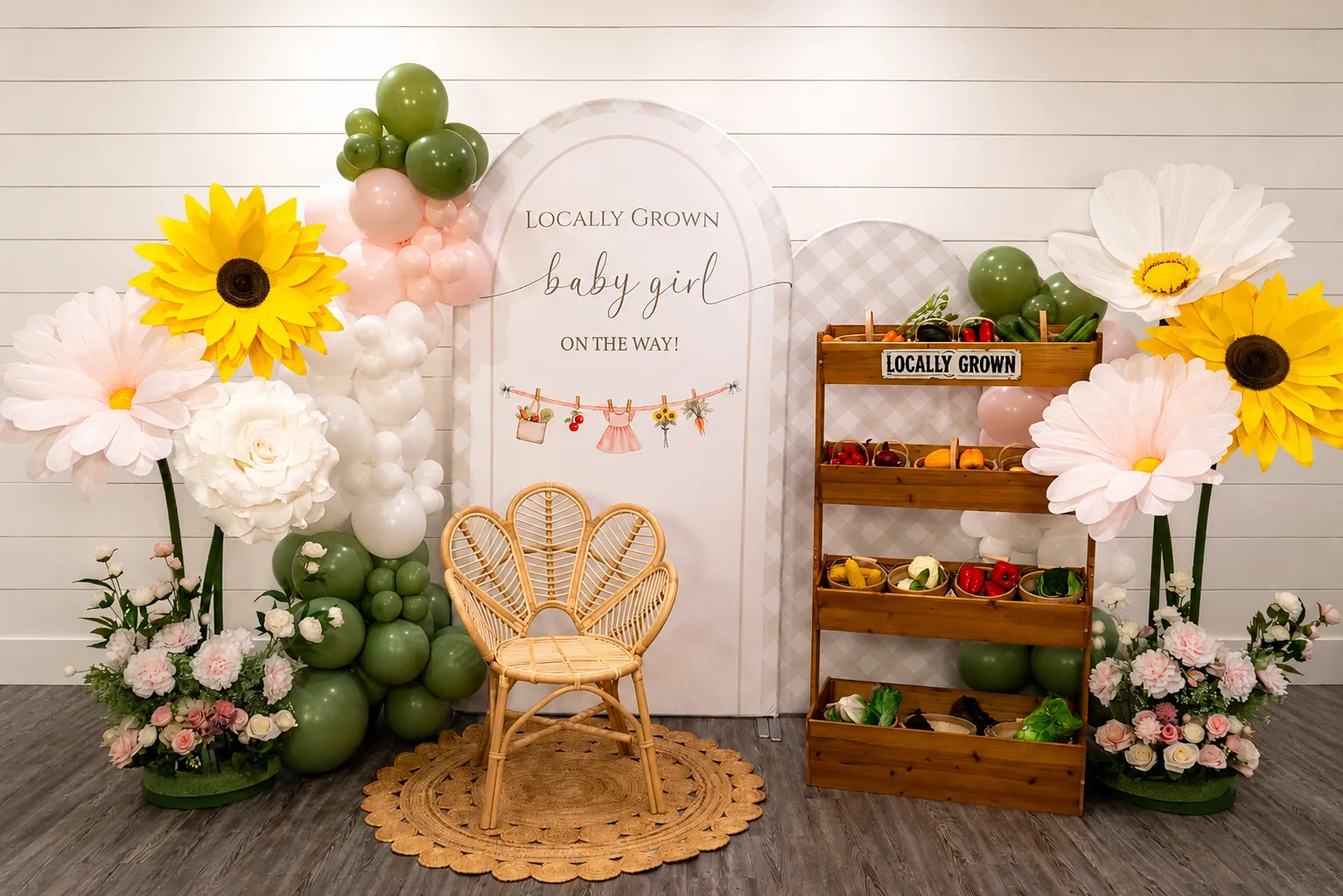 Gray/Green Locally Grown Baby Girl 7.2ft