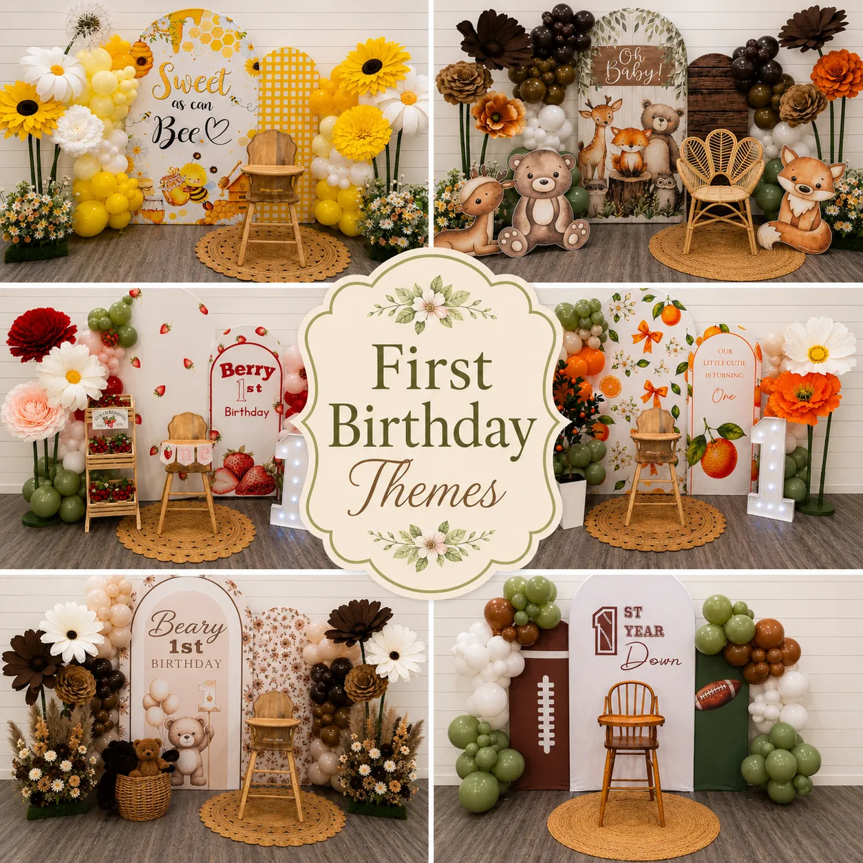 First Birthday Themes