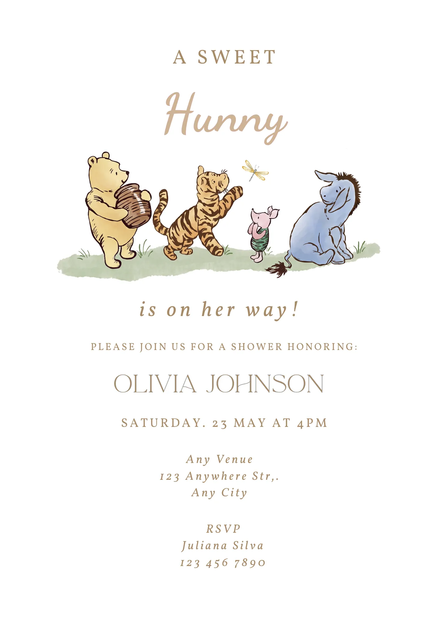 Winnie the Pooh Invitation 1