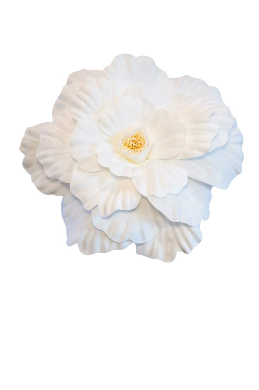 White Foam Peony Flower