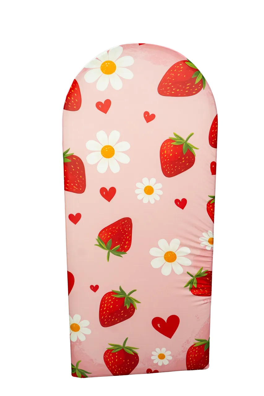 Strawberry and Daisy 6ft Arch Cover