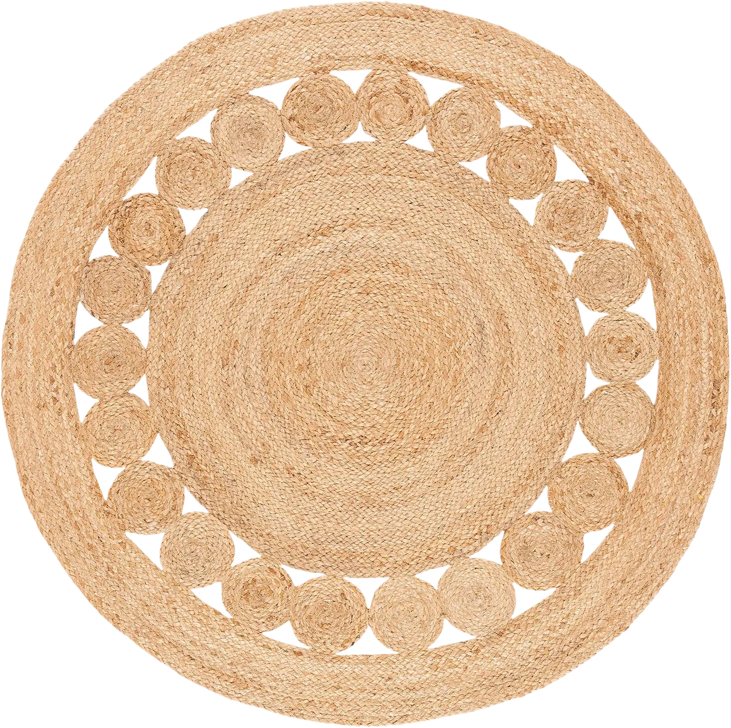 SAFAVIEH Natural Fiber Round 4' Jute Area Rug