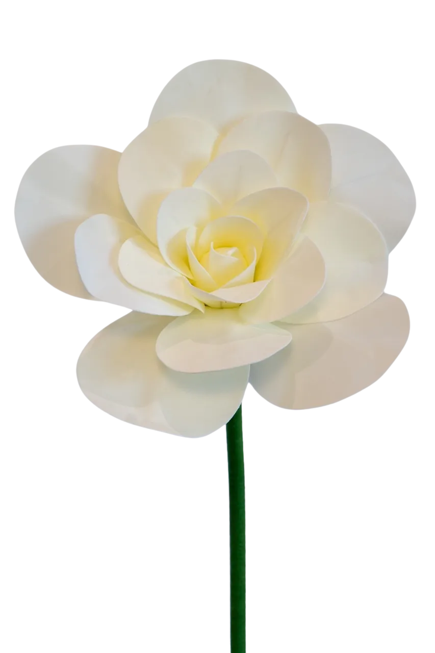 Lemon yellow small foam flower