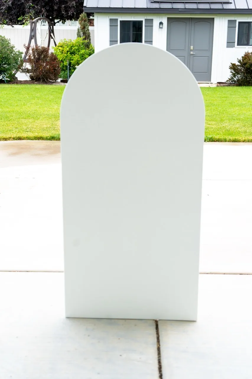 Small White Wood Arch 