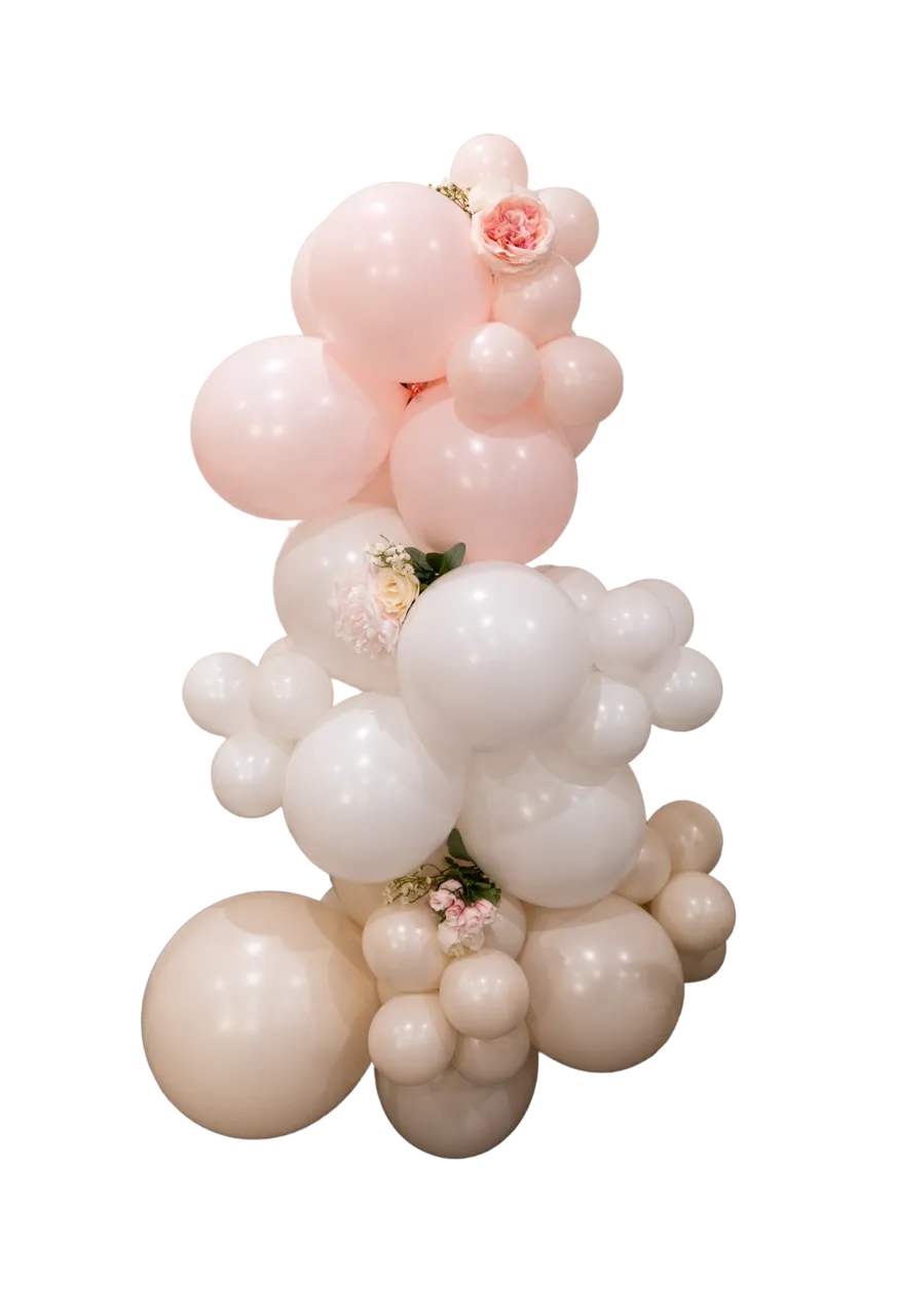 4.5ft Balloon Garland Already Inflated and Assembled.