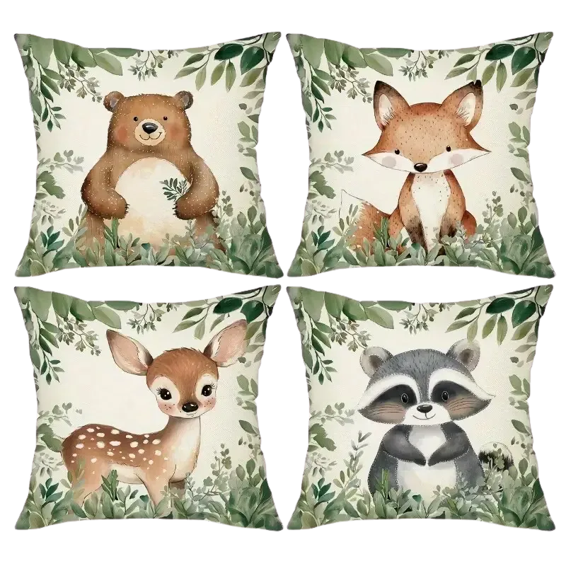 Woodland Pillows (Set of 4)