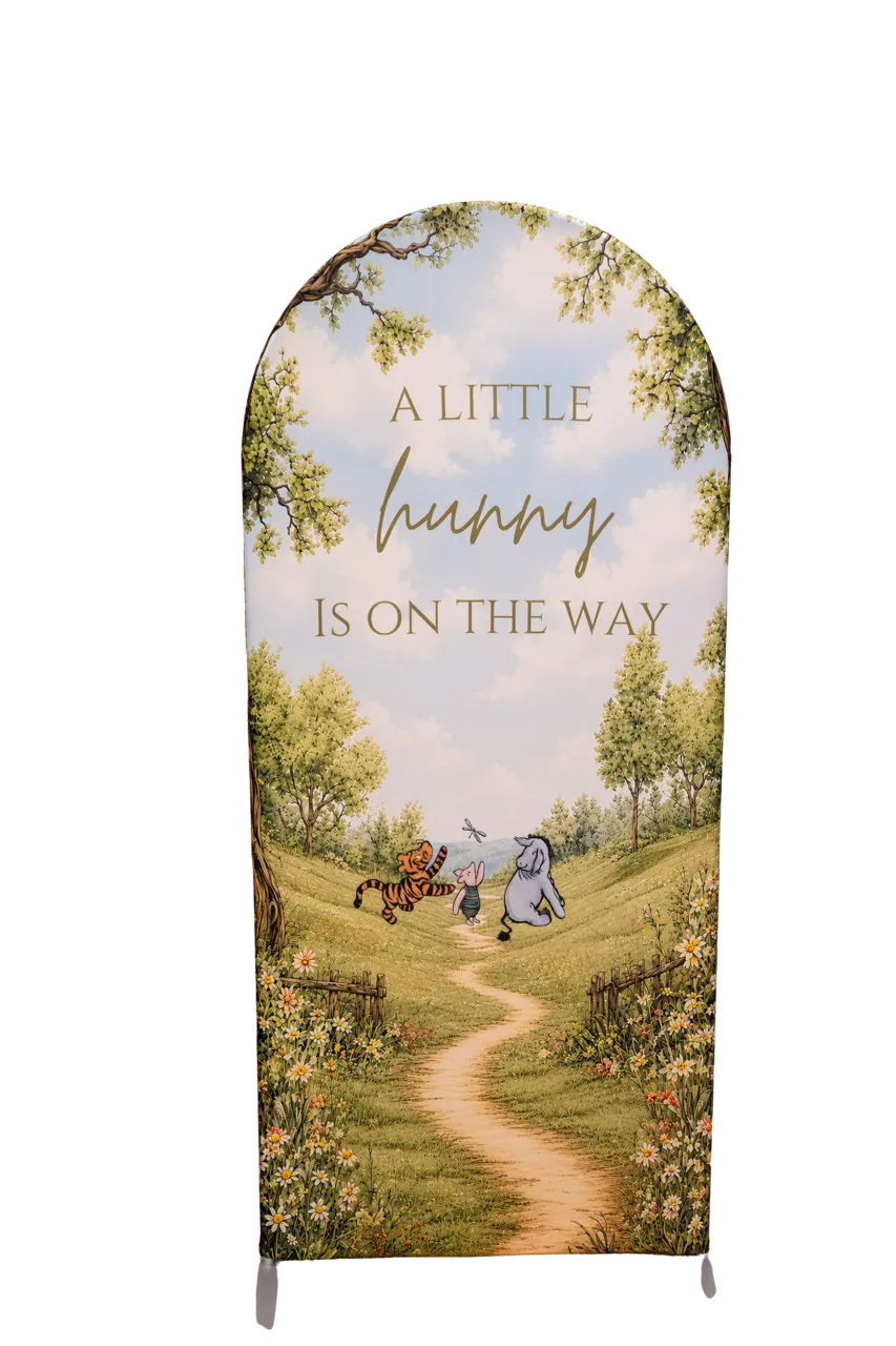 A Little Hunny is On the Way 6ft Arch Cover