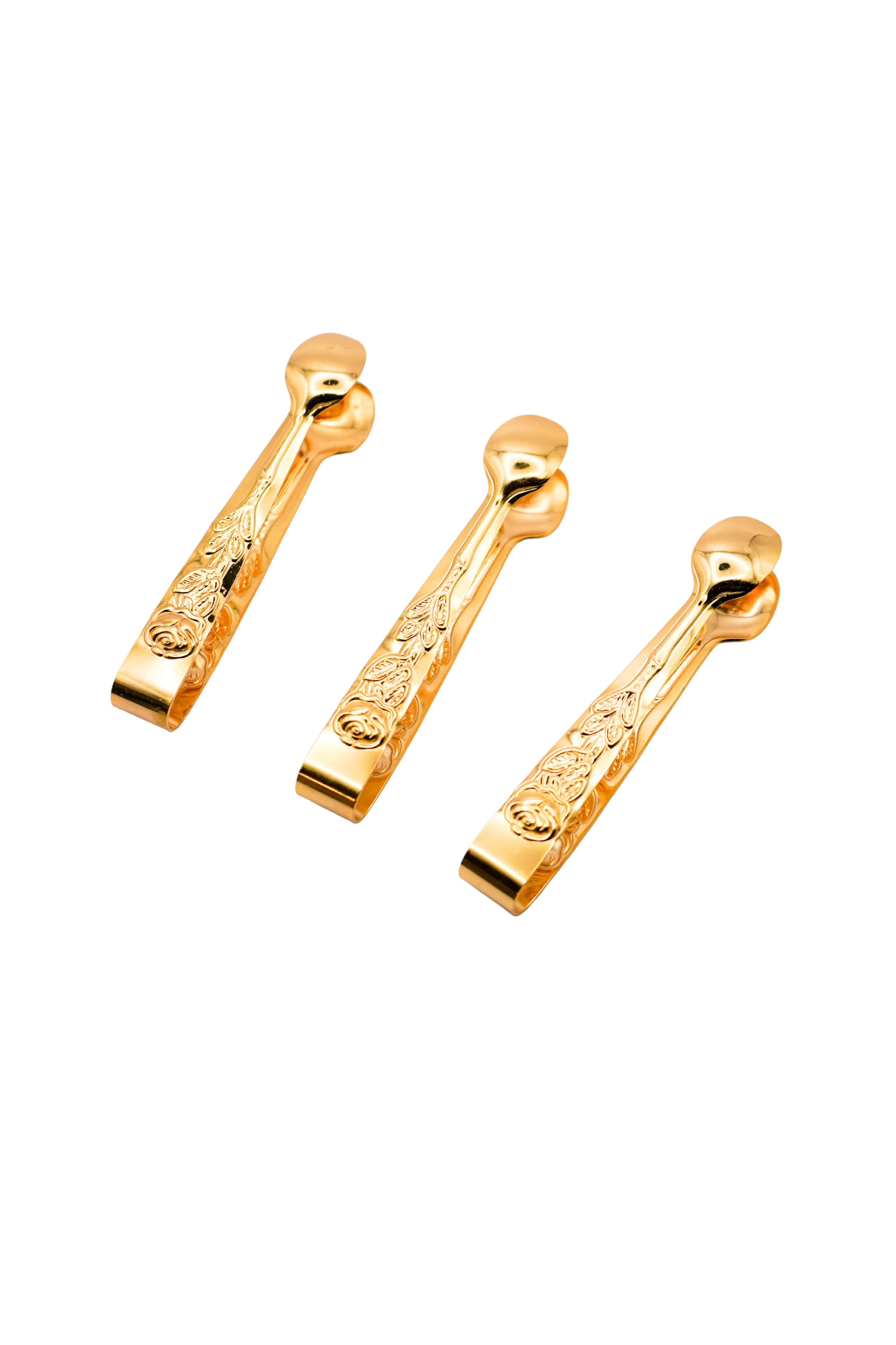 Gold sugar tongs