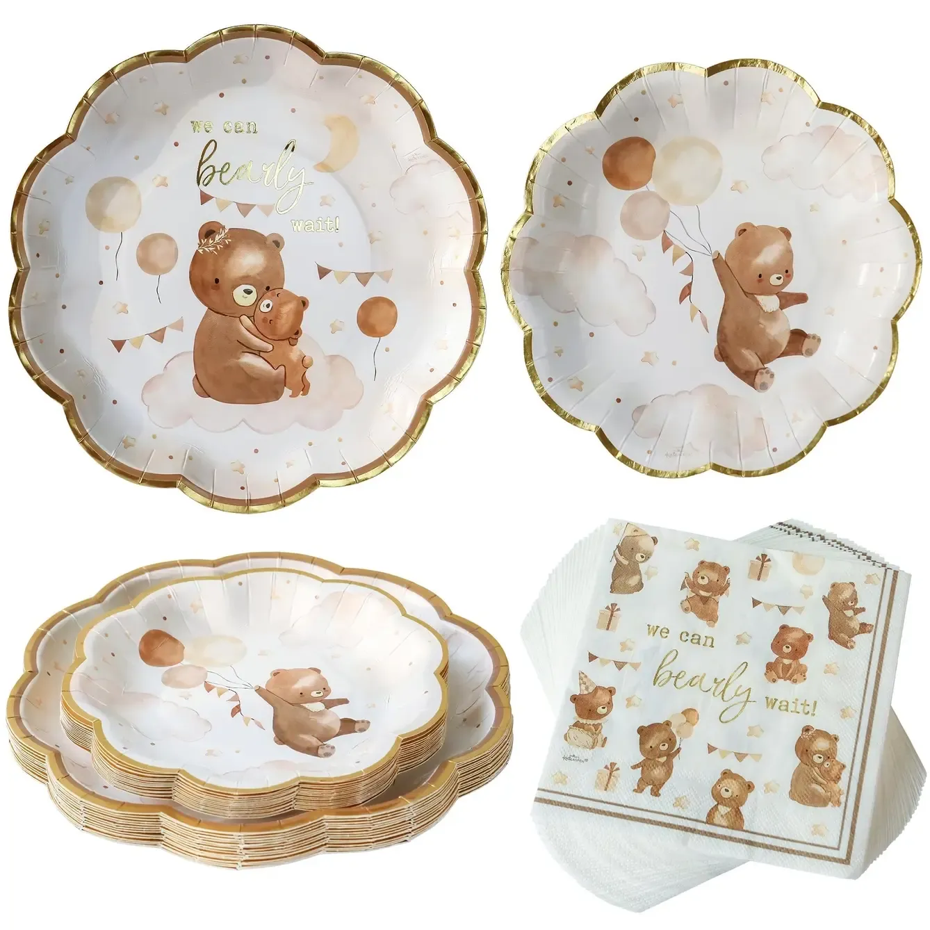 We Can Bearly Wait Tableware Set 62 PCS