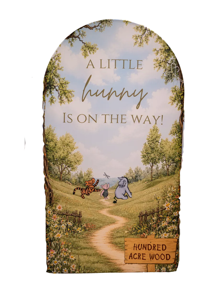 A Little Hunny Is On The Way 7.2ft Arch Cover