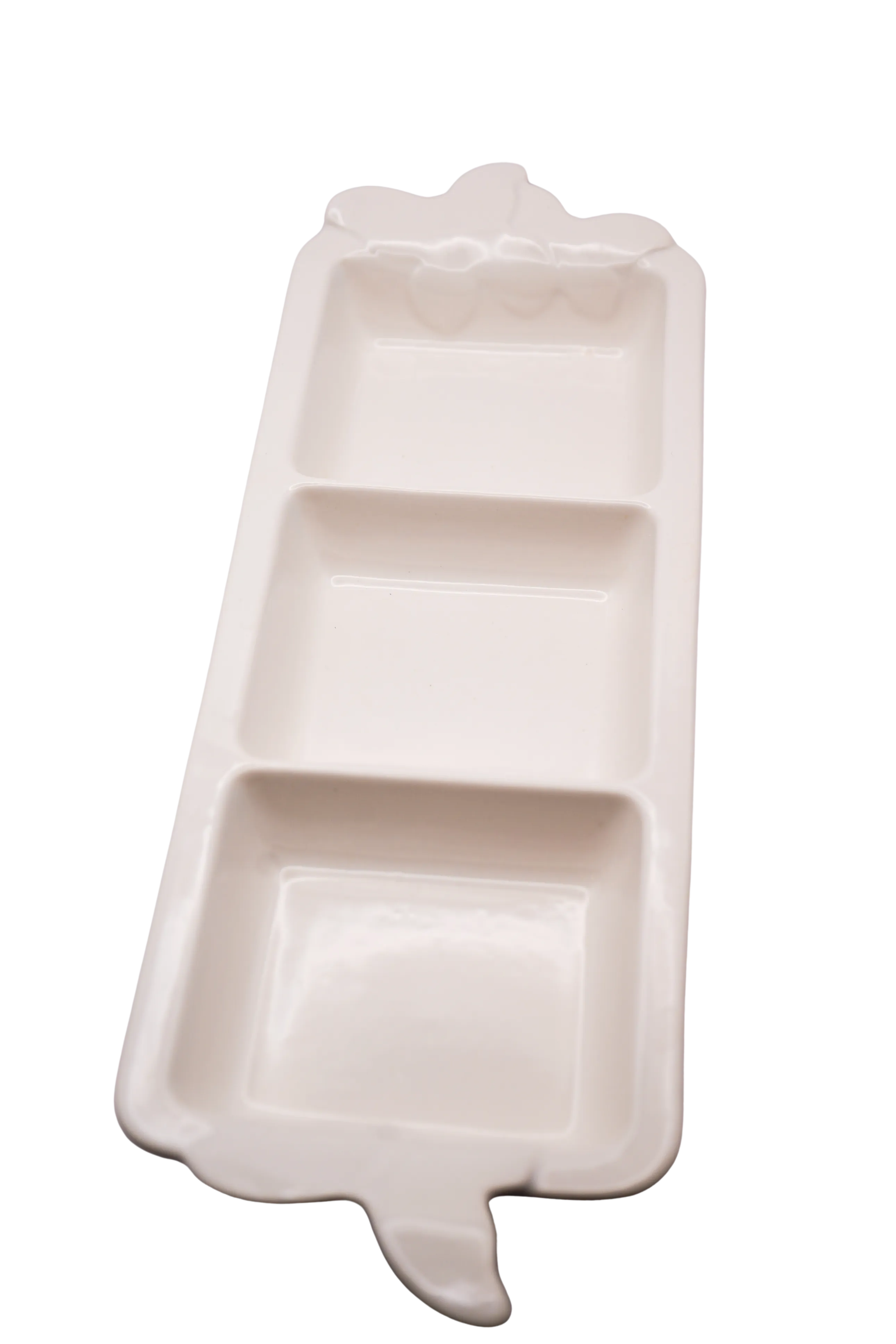 Ceramic Butterfly Condiment Serving Platter Tray