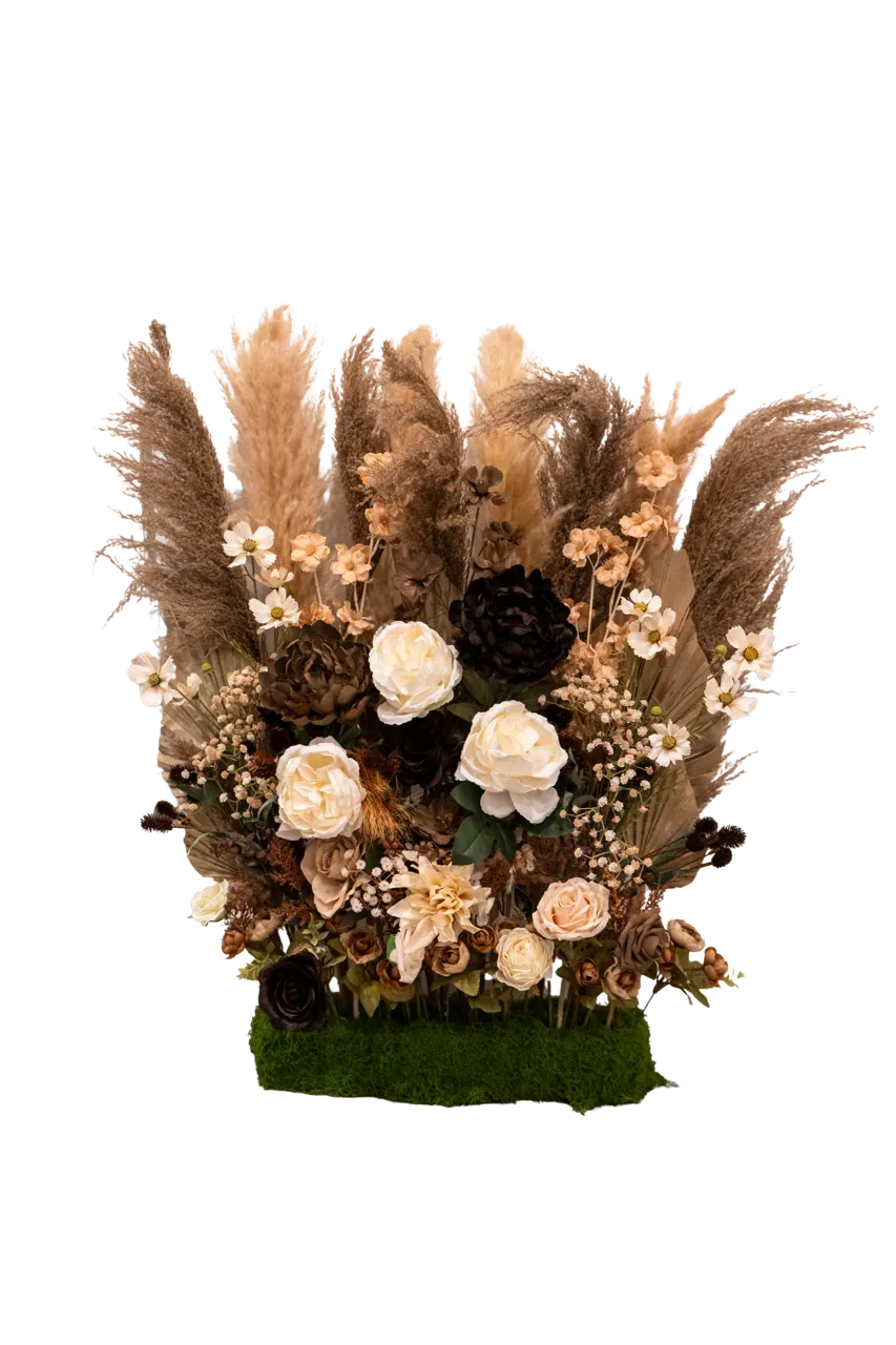Neutral Brown Floor Floral Arrangement