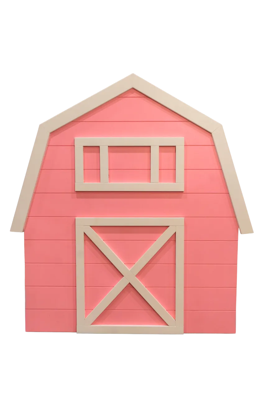 Pink Barn Wood Prop