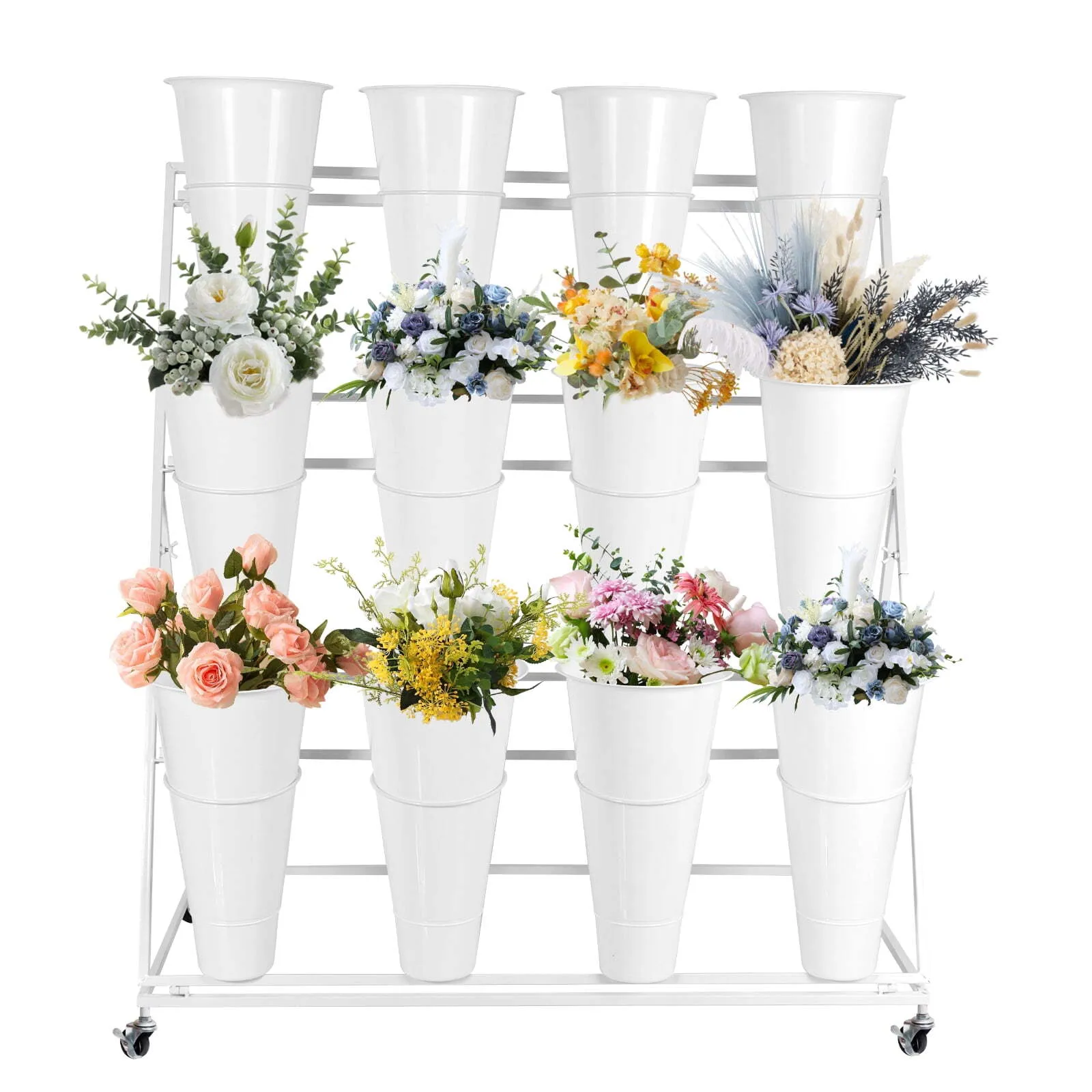 Fresh Flower Cart white