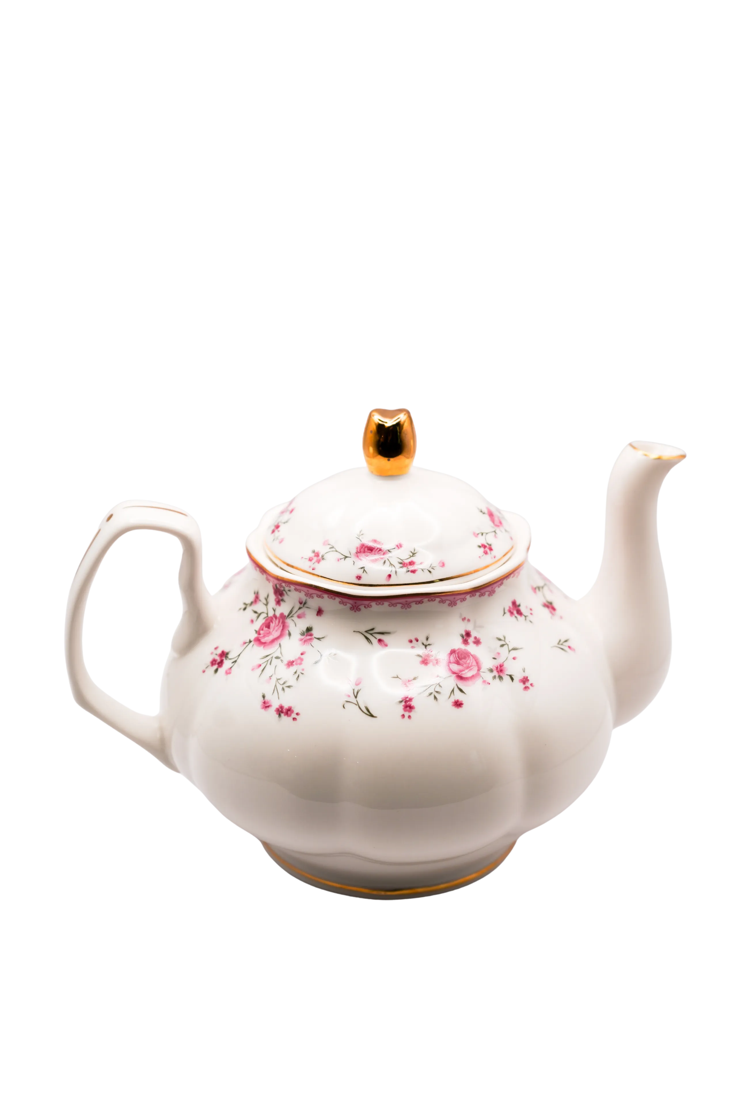 Pink Rose Floral Tea Pot