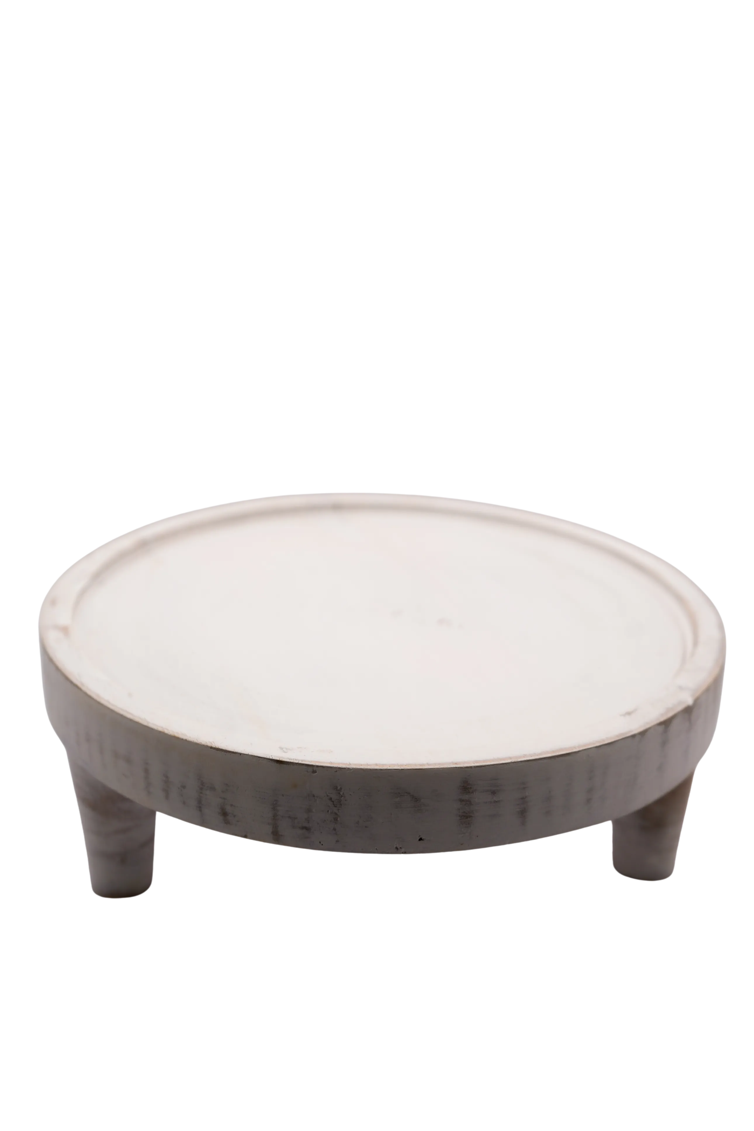 Large White Wood Riser