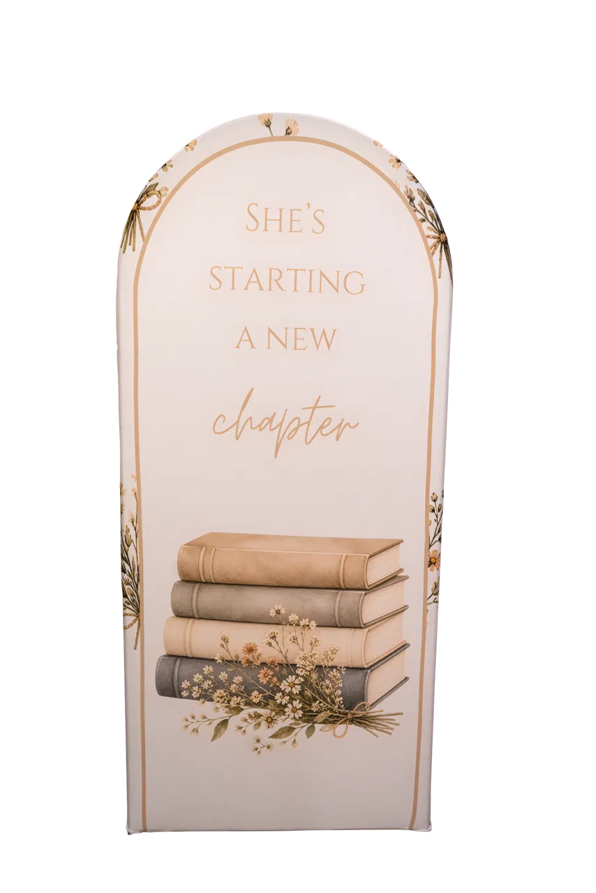 She's Starting a New Chapter 6ft Arch Cover