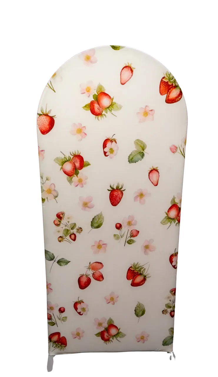 Strawberry with Flowers 5ft Arch Cover