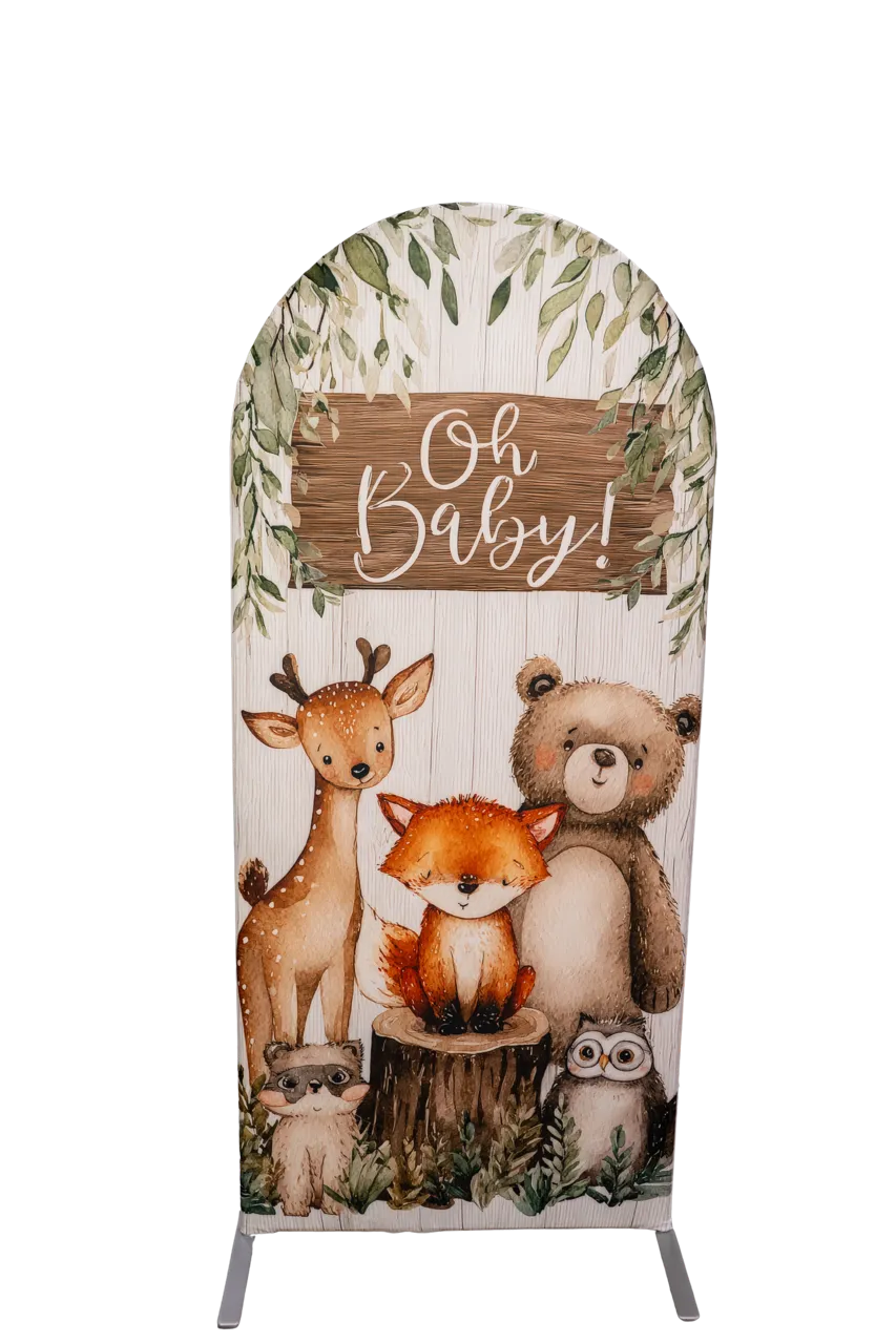 Oh Baby Woodland 6ft Arch Cover